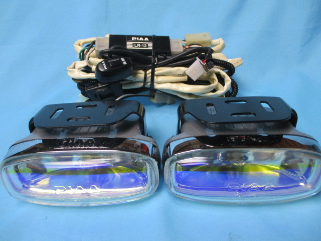 * PIAA2100 lamp set / rectangle foglamp * multi reflector * ion lens * silver body / H3 12V lighting OK * CIBIE IPF FET