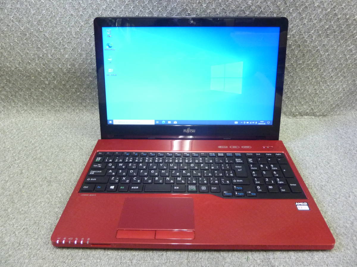 2018年モデル薄型 Windows 7,10,11 富士通 LIFEBOOK AH40/C1 ★ AMD E2-9000 APU+AMD Radeon R2 グラフィックス/4GB/1TB/リカバリ作成/2199_画像1