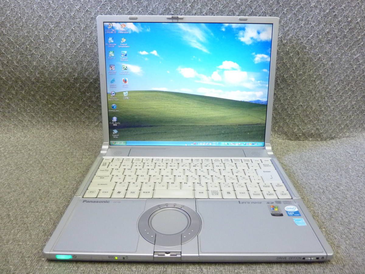 Windows XP,Vista 選択可 14.1” Panasonic Let's note CF-Y5 CF-Y5KW2AXS ★ CoreSolo U1300 1.06GHz/メモリ512MB/60GB/DVD/リカバリ/2205_画像1