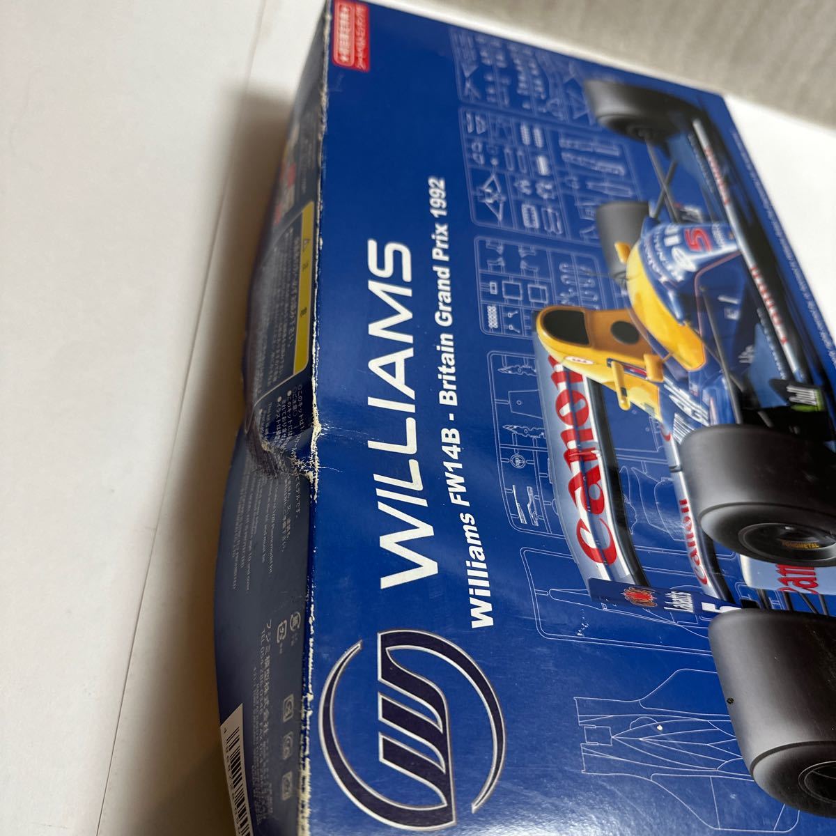 未組立 プラモデル　フジミ ウィルアムズ Williams FW14B - Britain Grand Prix 1992 初回限定特典 シートベルトエッチング付_画像7