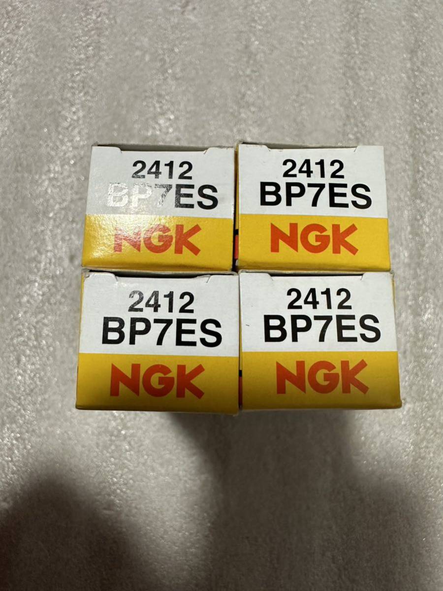 NGK スパークプラグ BP7ES(No.2412) BMW R100CS/RS/RT/S/T 1977年～1984年 2輪　4本セット_画像1