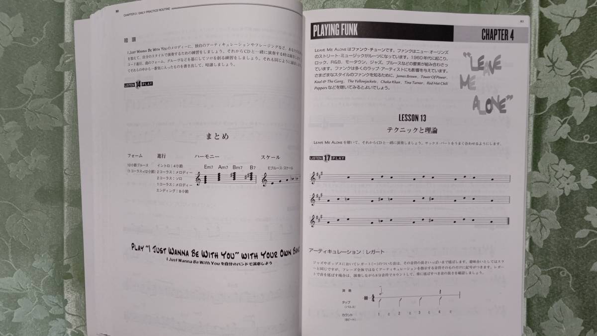 サキソフォン 教本楽譜 CD付き Berklee Practice Method TENOR/SOPRANO SAX 2002年1月25日　初版 ATN,inc._画像8