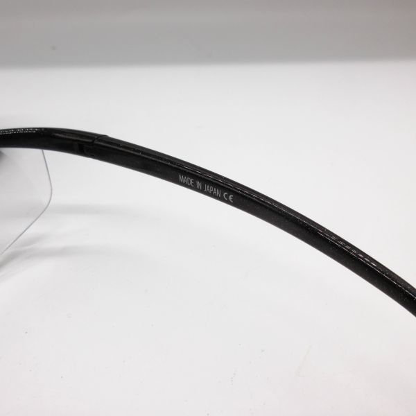 美品 日本製 Hazuki ハズキ ルーペ 1.6倍 黒ラメ ブラック フレーム ケース付き ブルーライト対応 メガネ型ルーペ 拡大鏡 眼鏡 めがね/B22_画像7
