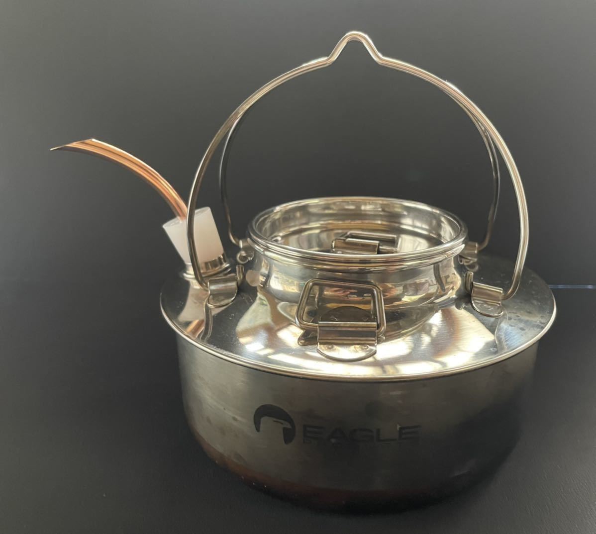 極細可能 コーヒー注ぎ口　銅製　トランギア イーグルケトル　コールマン GSI ドリップノズル