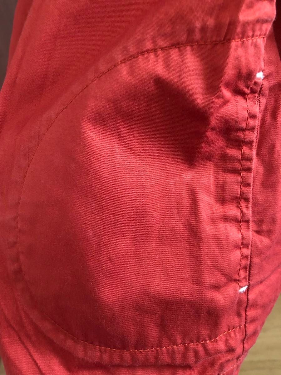 子供服　アウター　上着　ジャケット　ブルゾン　ジャンパー　赤色　120 春物　薄手