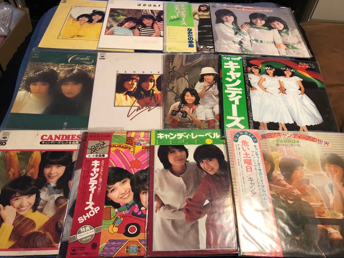 キャンディーズ 貴重アナログLPレコード／LD／DVDコレクション