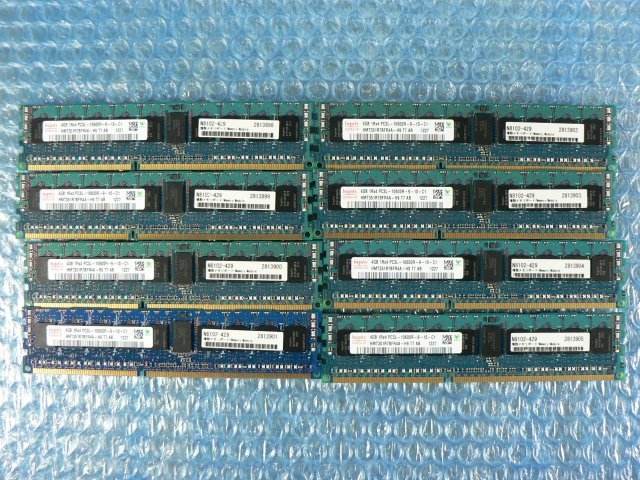 【高価値】 4GB // 1EXS 8枚セット Express5800/R120b-2取外 //NEC (N8102-429) HMT351R7BFR4A-H9 1Rx4 RDIMM Registered PC3L-10600R DDR3-1333 32GB 4GB