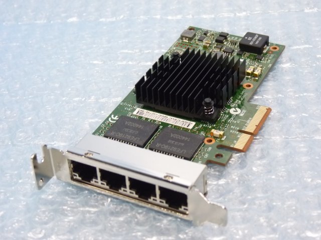 1PIT // Intel Ethernet Server Adapter I350-T4 Quad Port Gigabit 80mmブラケット // Fujitsu PRIMERGY RX200 S8 取外_画像1