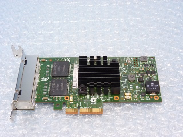 1PIT // Intel Ethernet Server Adapter I350-T4 Quad Port Gigabit 80mmブラケット // Fujitsu PRIMERGY RX200 S8 取外_画像5