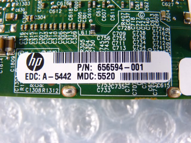 1PKC // HP Ethernet 10Gb 2-port 530T Adapter / 657128-001 656594-001 HSTNS-BN98 / 120mmブラケット // HP ProLiant DL120 Gen9 取外の画像3