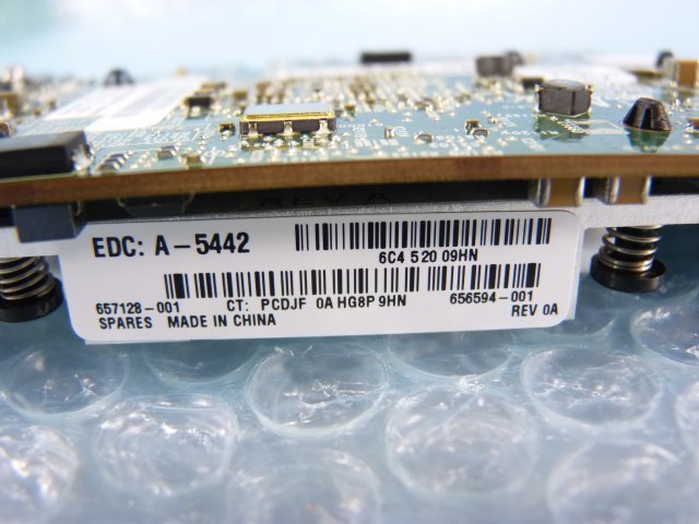 1PKG // HP Ethernet 10Gb 2-port 530T Adapter / 657128-001 656594-001 HSTNS-BN98 / 80mmブラケット // HP ProLiant DL120 Gen9 取外_画像8