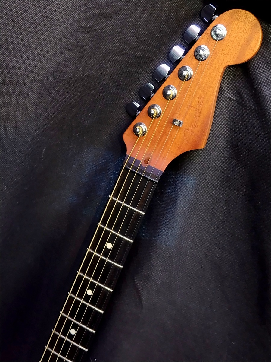 【閉店セール処分特価】【アウトレット特価】Fender AMERICAN ACOUSTASONIC STRATOCASTER Natural_画像5