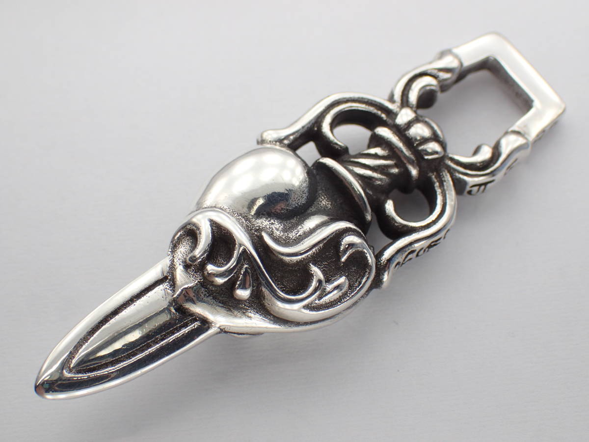 CHROME HEARTS 　ダガーハートペンダントトップ★正規品★【12.2g】_画像3