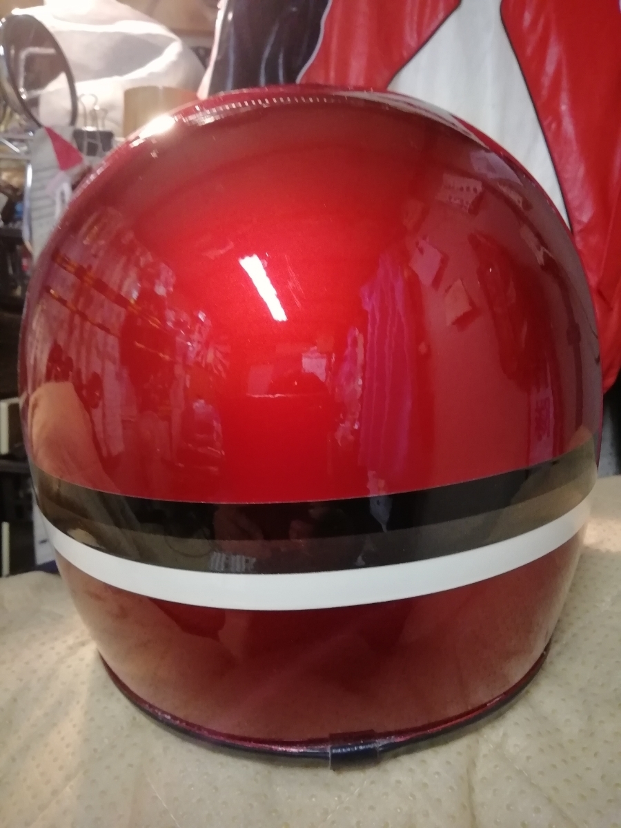 今は値引き族ヘルメット　CBX400　550　２型カラー　ベルタイプ　　飯岡　当時_画像3
