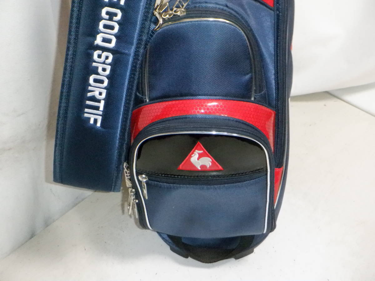 le coq sportif ルコック 9.0型★中古★アスリートスポーツカートバック（NVｘWHｘRED）_画像5