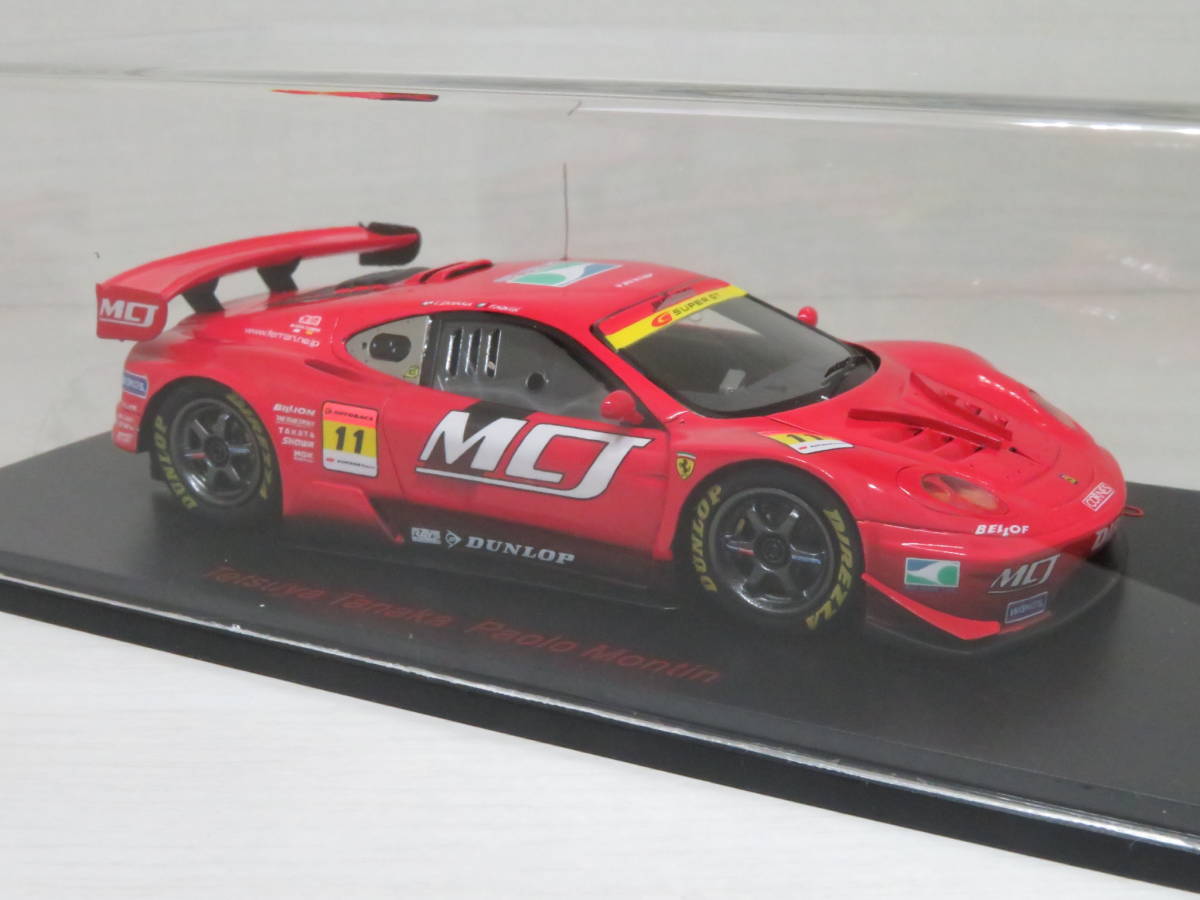 JIM GAINER FERRARI DUNLOP No.11 SUPER GT 300 2005 ジム ゲイナー フェラーリ エブロ EBBRO レッドライン REDLINE 1/43の画像5