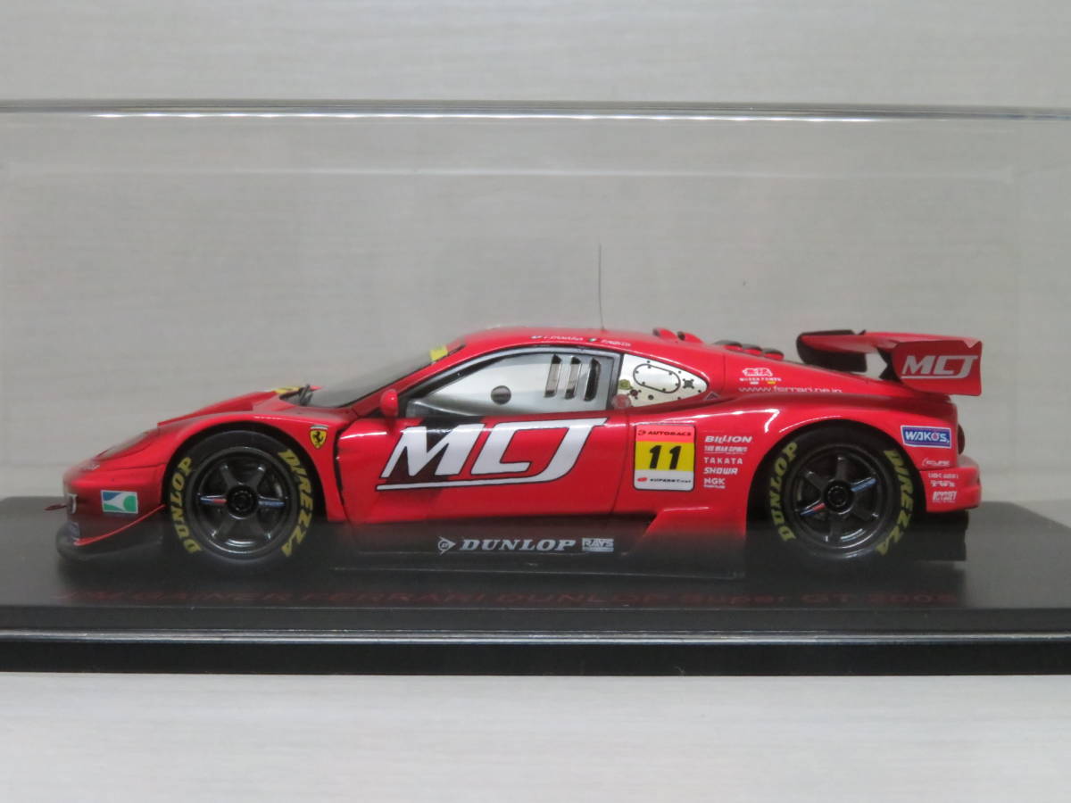 JIM GAINER FERRARI DUNLOP No.11 SUPER GT 300 2005 ジム ゲイナー フェラーリ エブロ EBBRO レッドライン REDLINE 1/43の画像2