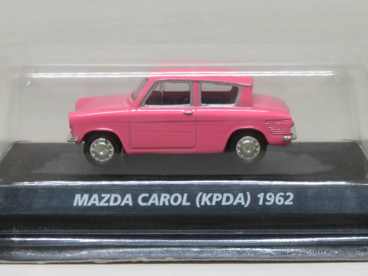 マツダ　キャロル　（ピンク）　MAZDA CAROL　1962　絶版名車コレクション　Vol.1　コナミ　1/64_画像2