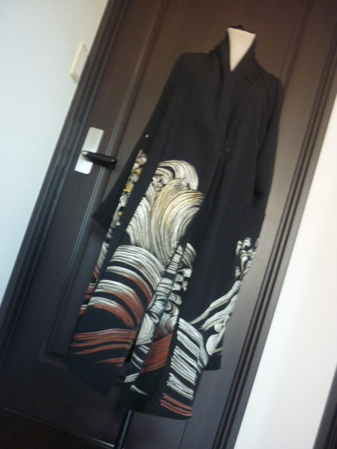  быстрое решение LL.3L.4L большой размер натуральный шелк кимоно куротомэсодэ, чёрный длинное пальто ( ширина 72 длина 104) кимоно переделка, продается отдельно. One-piece наряду с ансамбль костюм 