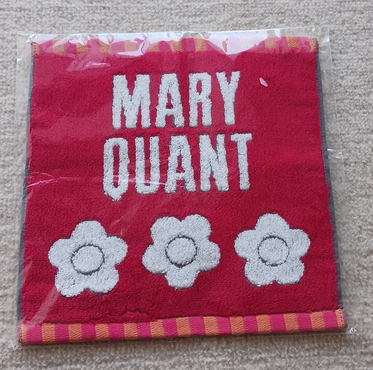 MARY QUANT* Mary Quant * Дэйзи * Mini полотенце * красный * красный * новый товар * с биркой 