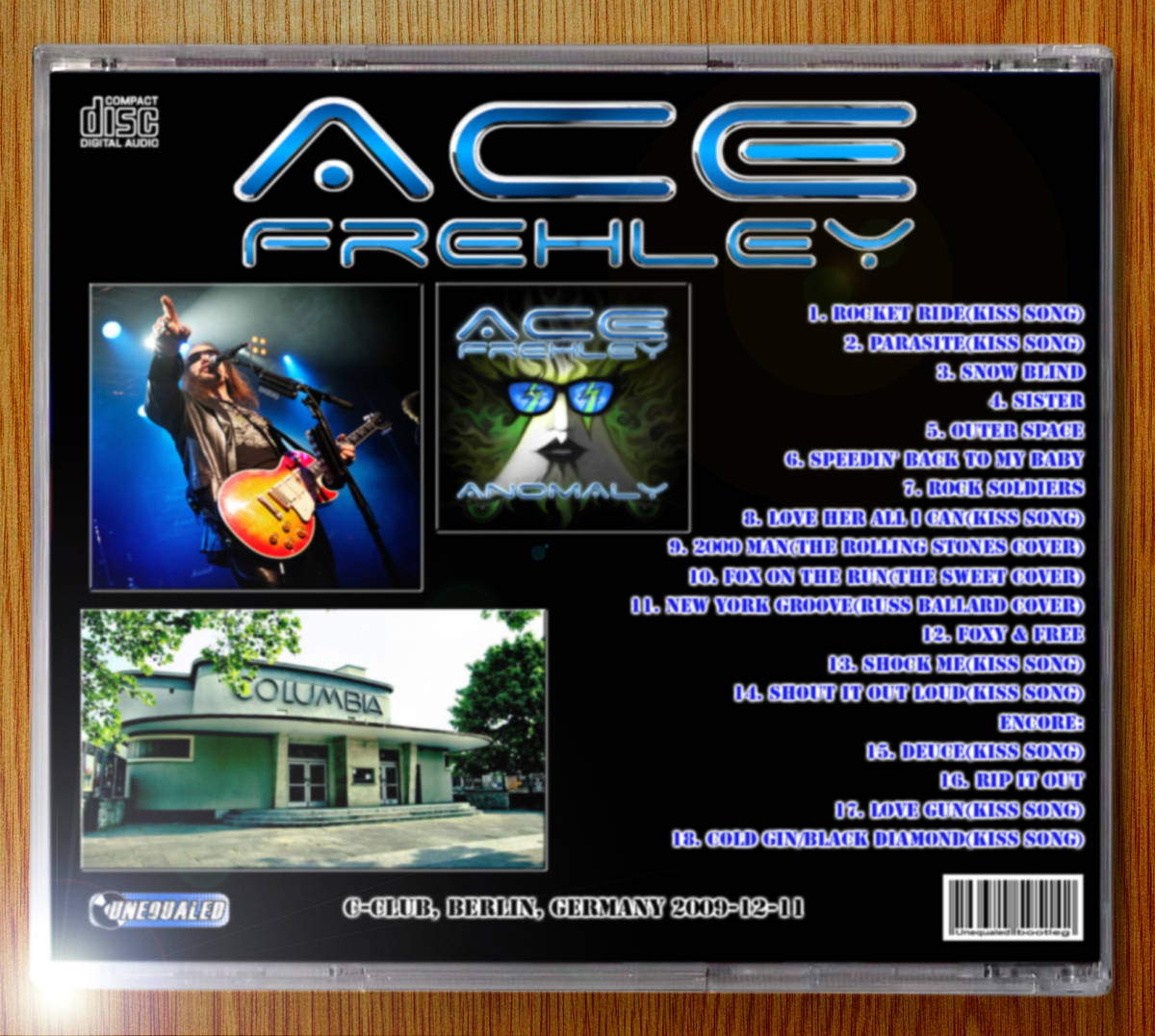 Ace Frehley 2009-12-11 C-Club, Berlin 2CD_画像2