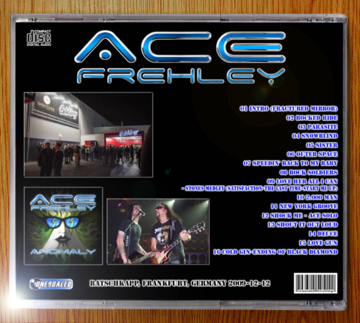 Ace Frehley 2009-12-12 Frankfurt 2CD_画像2
