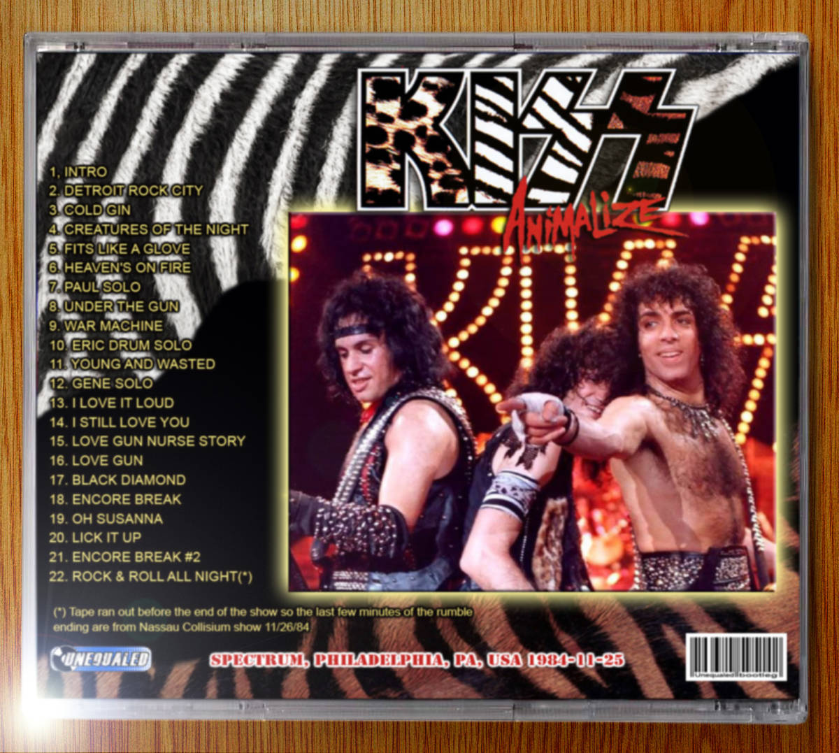 KISS 1984-11-25 Spectrum, Philadelphia 2CD_画像2