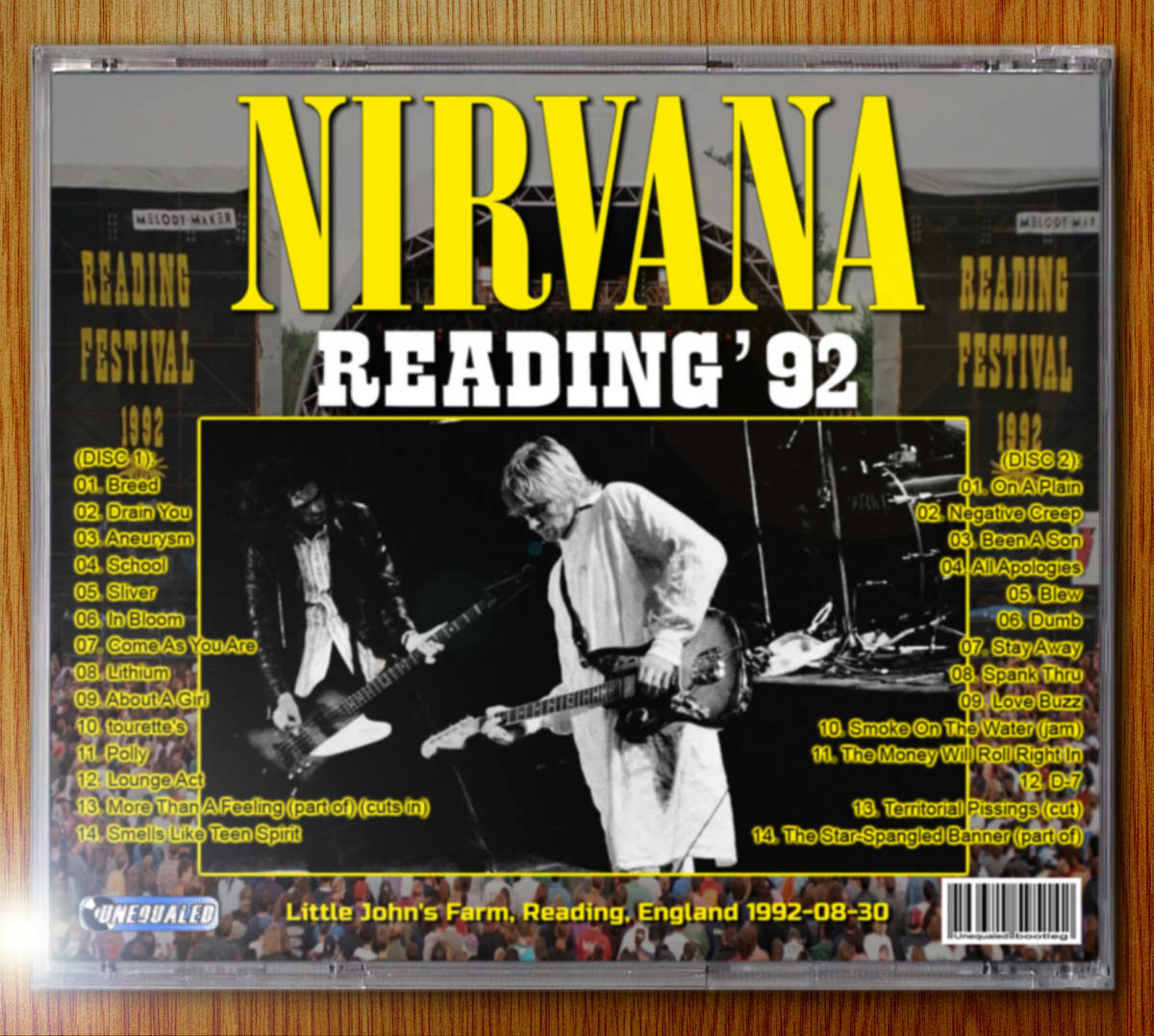 NIRVANA 1992-08-30 Reading, England 2CD_画像2