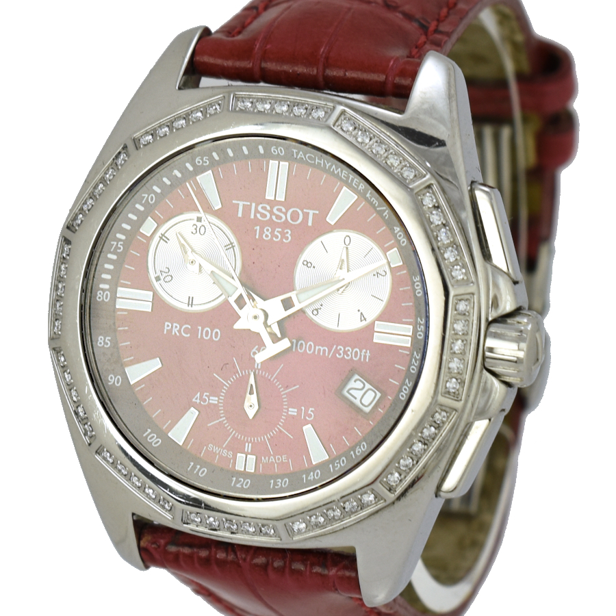 ファッション 通販 ティソ クオーツ TISSOT T22.1.466.81 PRC100ダイヤモンド クロノ ティソ