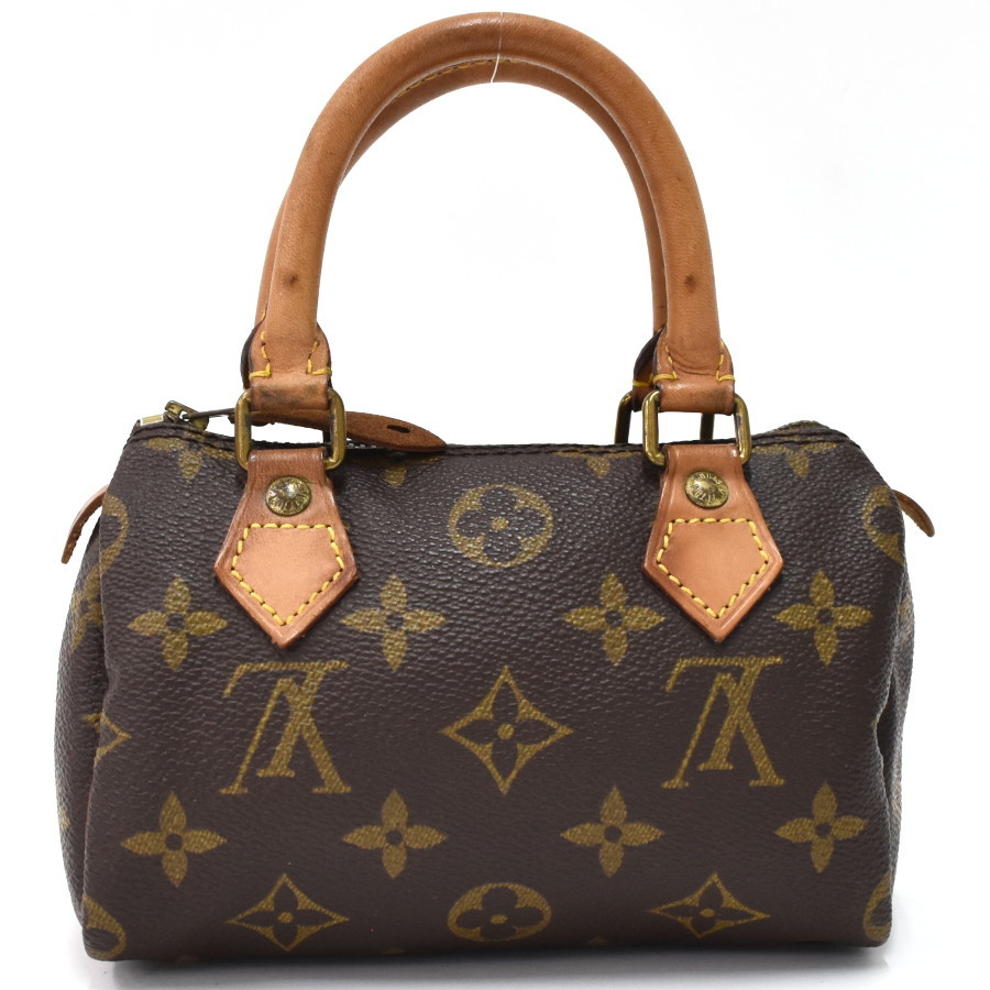 ルイヴィトン ミニスピーディ 2wayバッグ ショルダー M41534 モノグラム ブラウン LOUIS VUITTON Mini Speedy_画像3