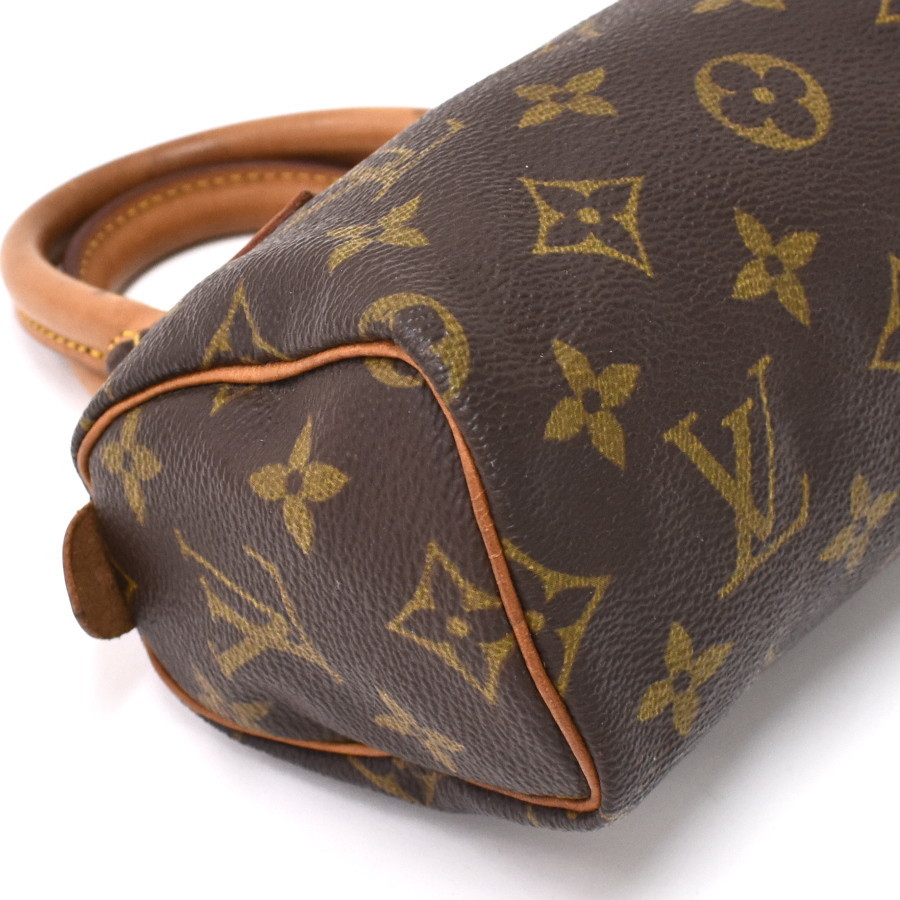 ルイヴィトン ミニスピーディ 2wayバッグ ショルダー M41534 モノグラム ブラウン LOUIS VUITTON Mini Speedy_画像6