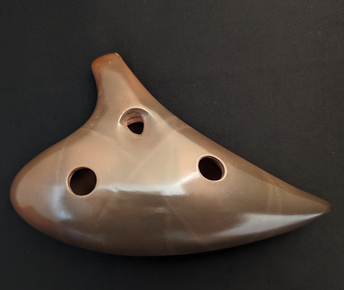 TNG tea enji- Alto F tube AF ocarina . next .. pipe musical instruments musical performance purple sand red earth Brown (01116
