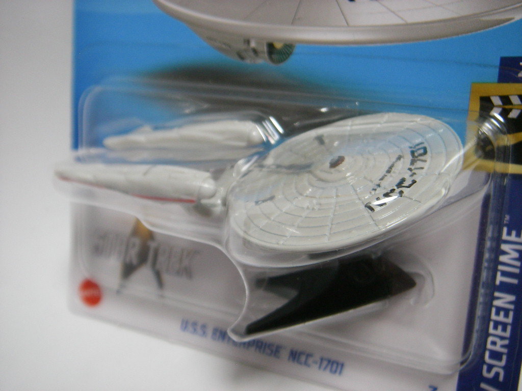  Hot Wheels ( белый ) Star Trek U.S.S.enta- приз NCC-1701 < нераспечатанный > Hot Wheels