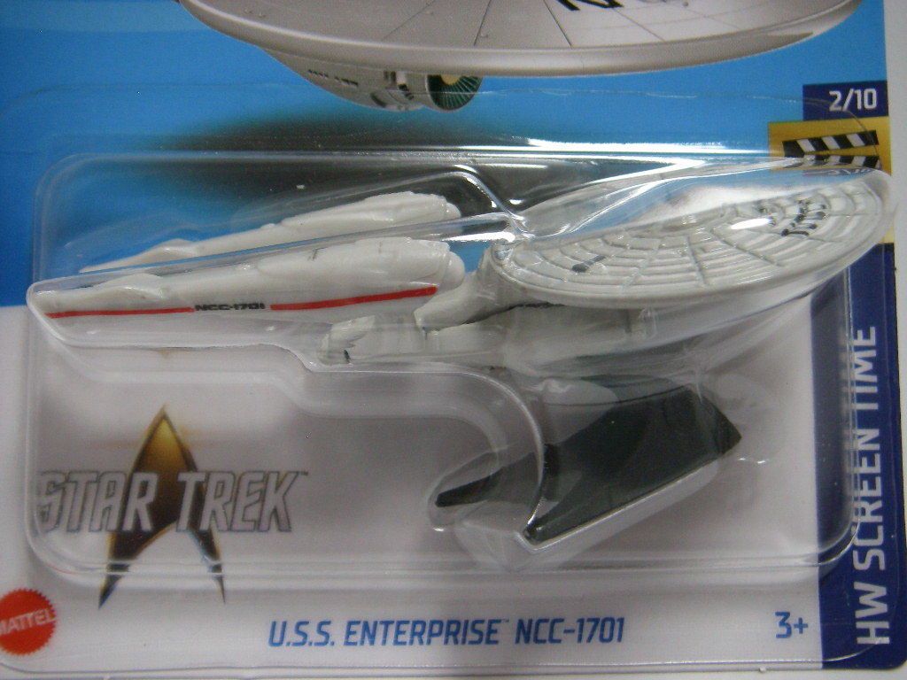  Hot Wheels ( белый ) Star Trek U.S.S.enta- приз NCC-1701 < нераспечатанный > Hot Wheels