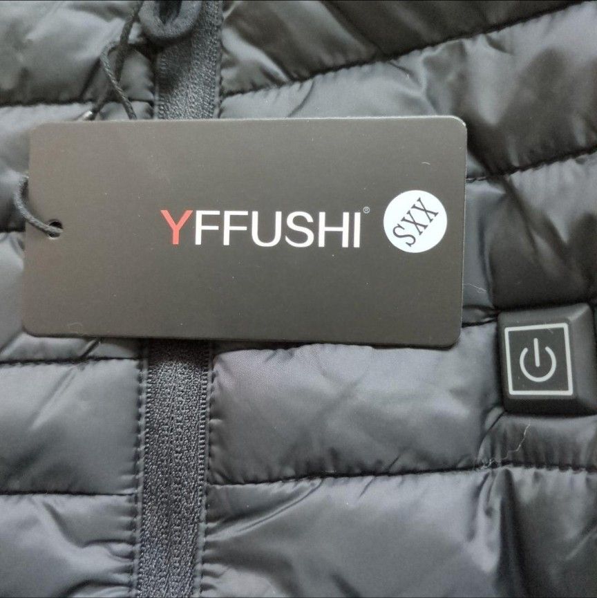 [YFFUSHI]電熱ジャケット モバイルバッテリー付き USB充電式 ヒーター ダウンジャケット
