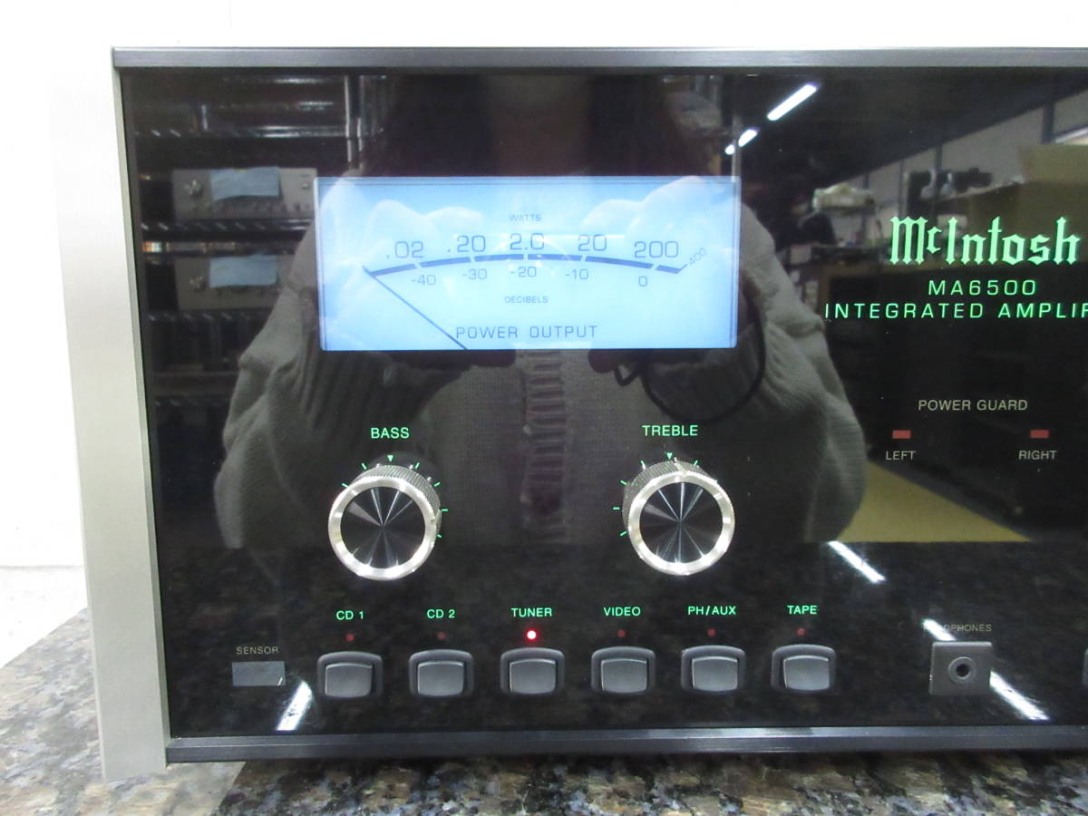 【美品 エレクトリ正規品】McIntosh プリメインアンプ MA6500 マッキントッシュ_画像3