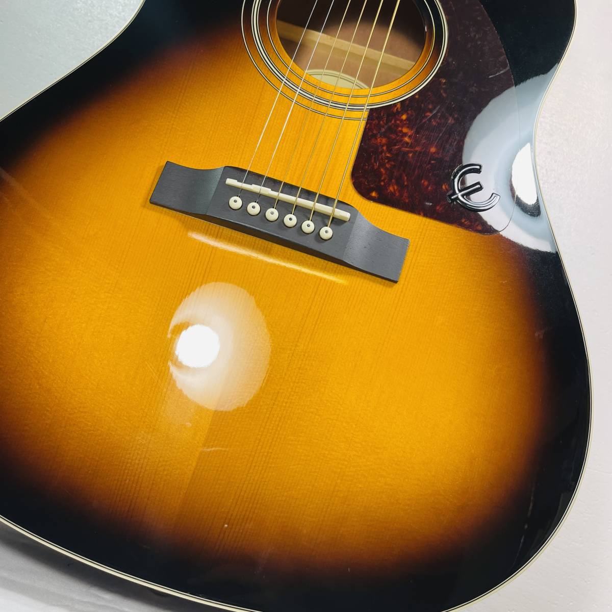 Epiphone エピフォン アコースティックギター Model:AJ-220S/VS USED品 マーク剥がれ 1円スタート _画像3