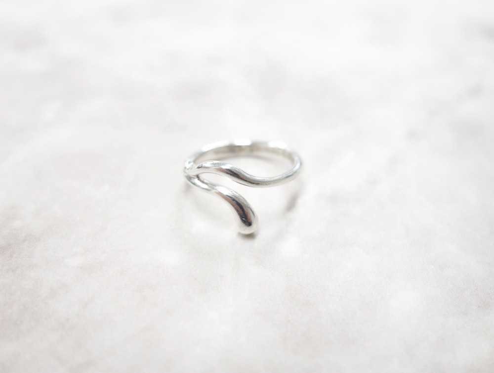 Tiffany & Co ティファニー ウェーブ リング　指輪 silver925 10号_画像1