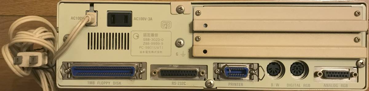 NEC パーソナルコンピュータPC-9801UV11　ジャンク_画像2