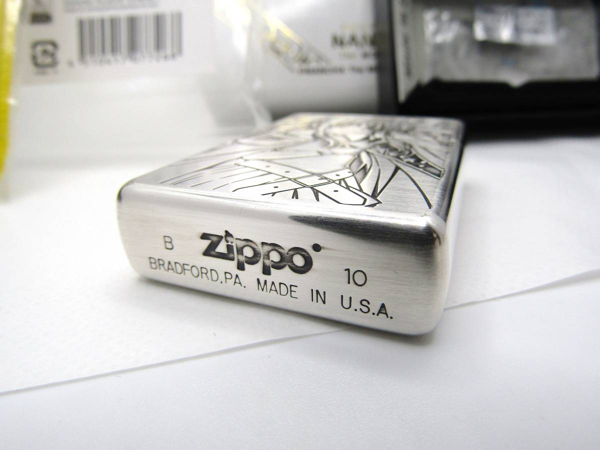 魔法少女リリカルなのは フェイト・テスタロッサ 両面 zippo ジッポ 2010年 未使用_画像8