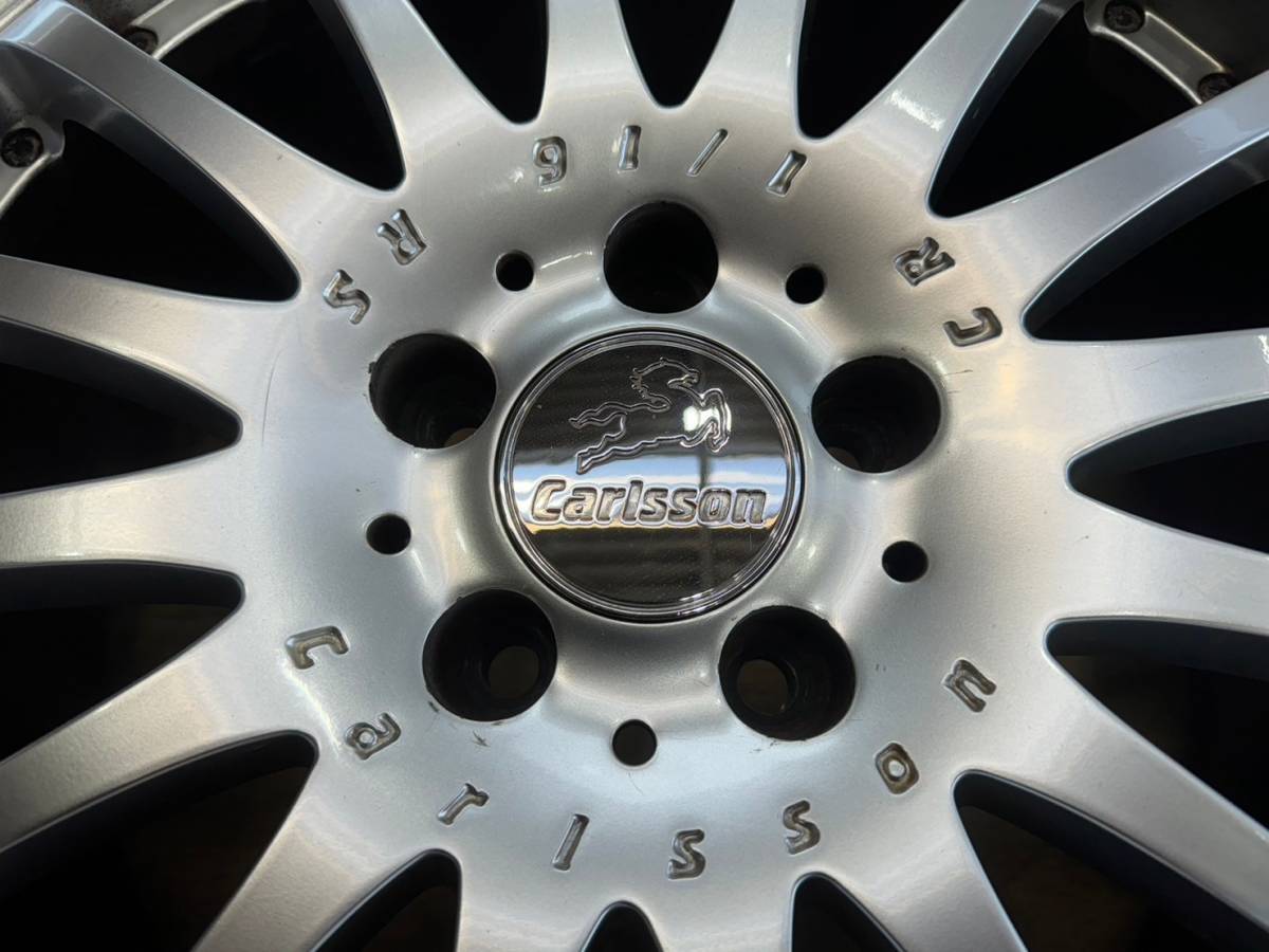 CARLSSON 19インチ 8.5J ET45 PCD112 タイヤホイール４本セット VENTUS V12 evo 225/40ZR19 19年製造 カールソン ベンツ ワーゲン アウディ_画像6