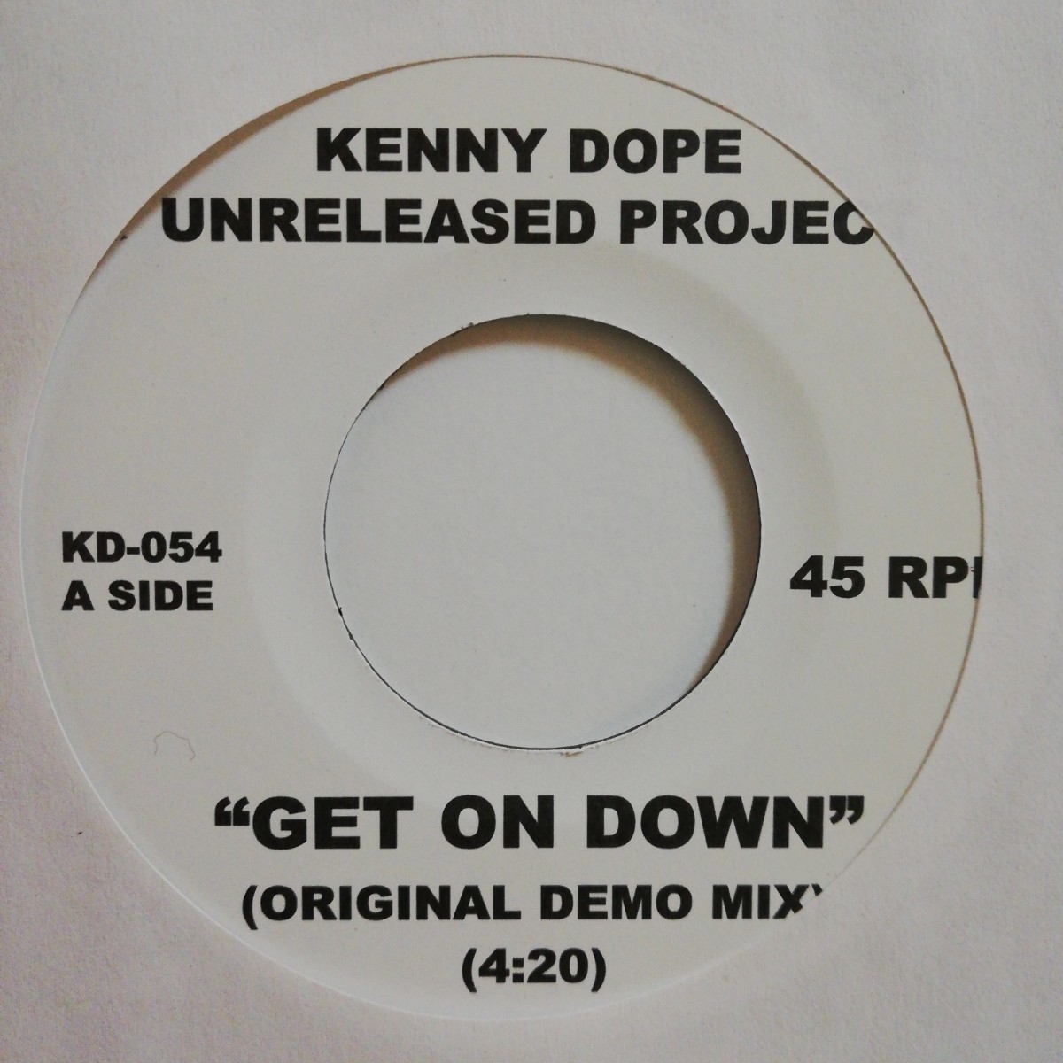 《7インチ》Kenny Dope - Get On Down 7inch レコード RAP 45 HIPHOP ミニー・リパートン　アングラ ヒップホップ　クラシック_画像1