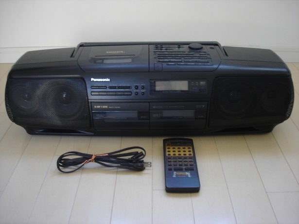 Panasonic パナソニック RX-DT7 リモコン付 CDラジカセ ダブル Panasonic パナソニック RX-DT7 リモコン付 CDラジカセ ダブル