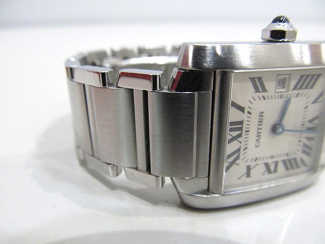 第二通販　美品　カルティエ　タンクフランセーズ　MM　腕時計_画像2