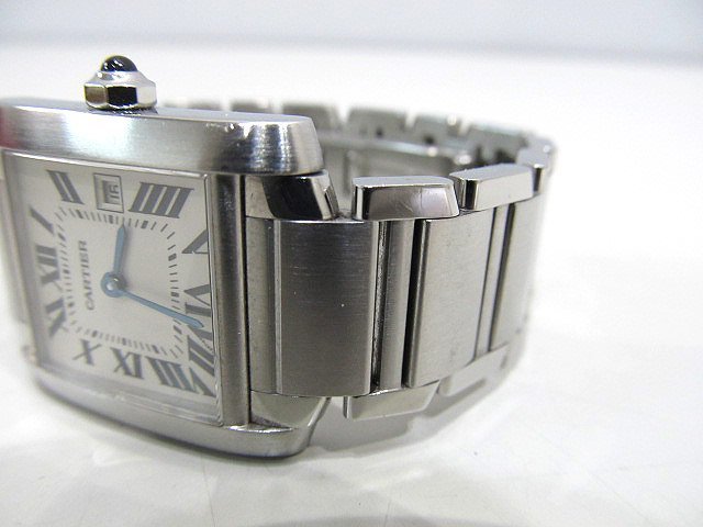 第二通販　美品　カルティエ　タンクフランセーズ　MM　腕時計_画像3