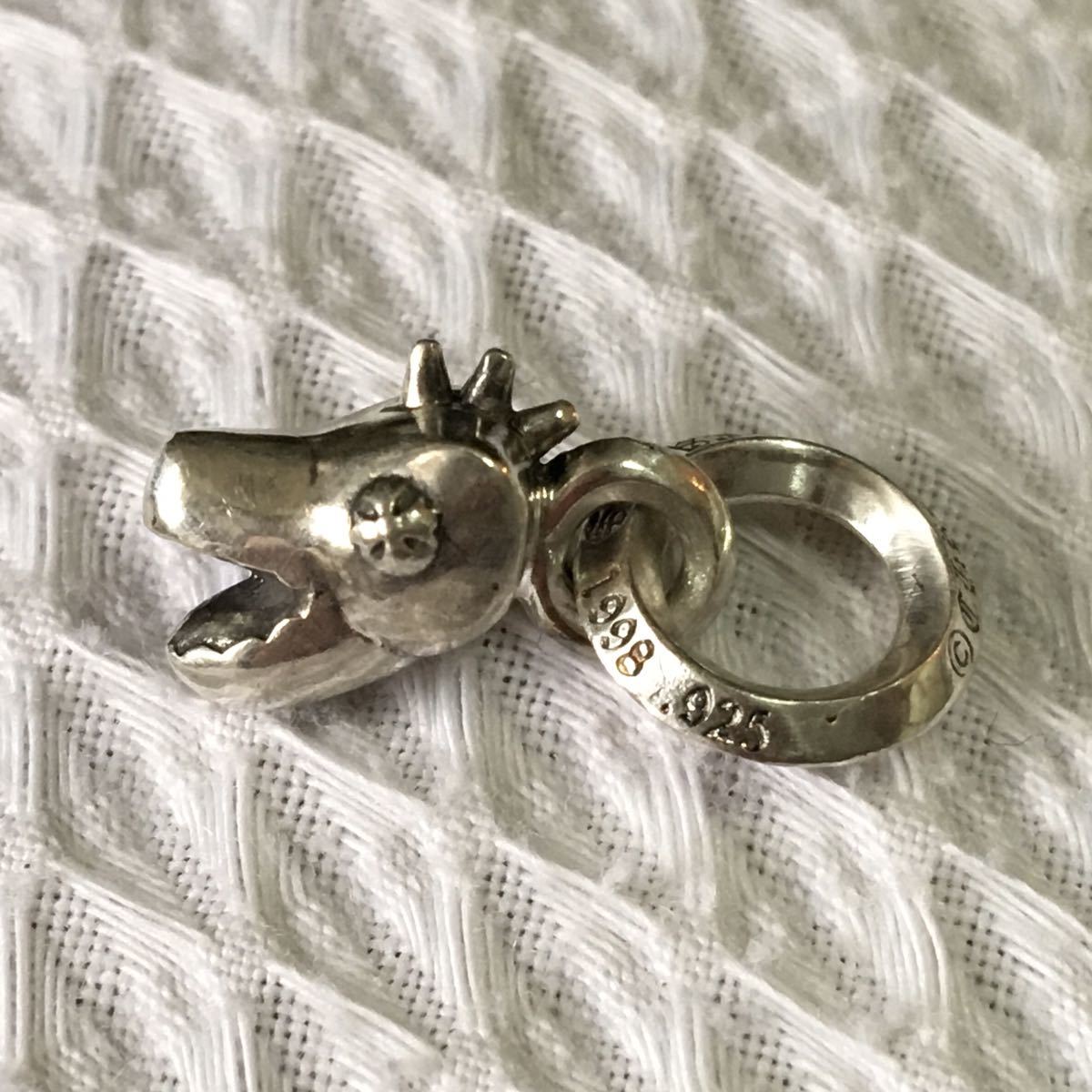chrome hearts クロムハーツ ディノヘッド ダイナソー チャーム chrome hearts クロムハーツ ディノヘッド ダイナソー チャーム