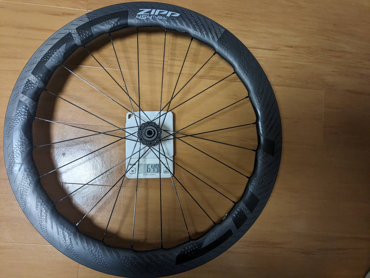 ジップ ZIPP 454 NSW Tubeless DISC カーボン チューブレス ディスク ホイールセット XDR フックレスの画像9