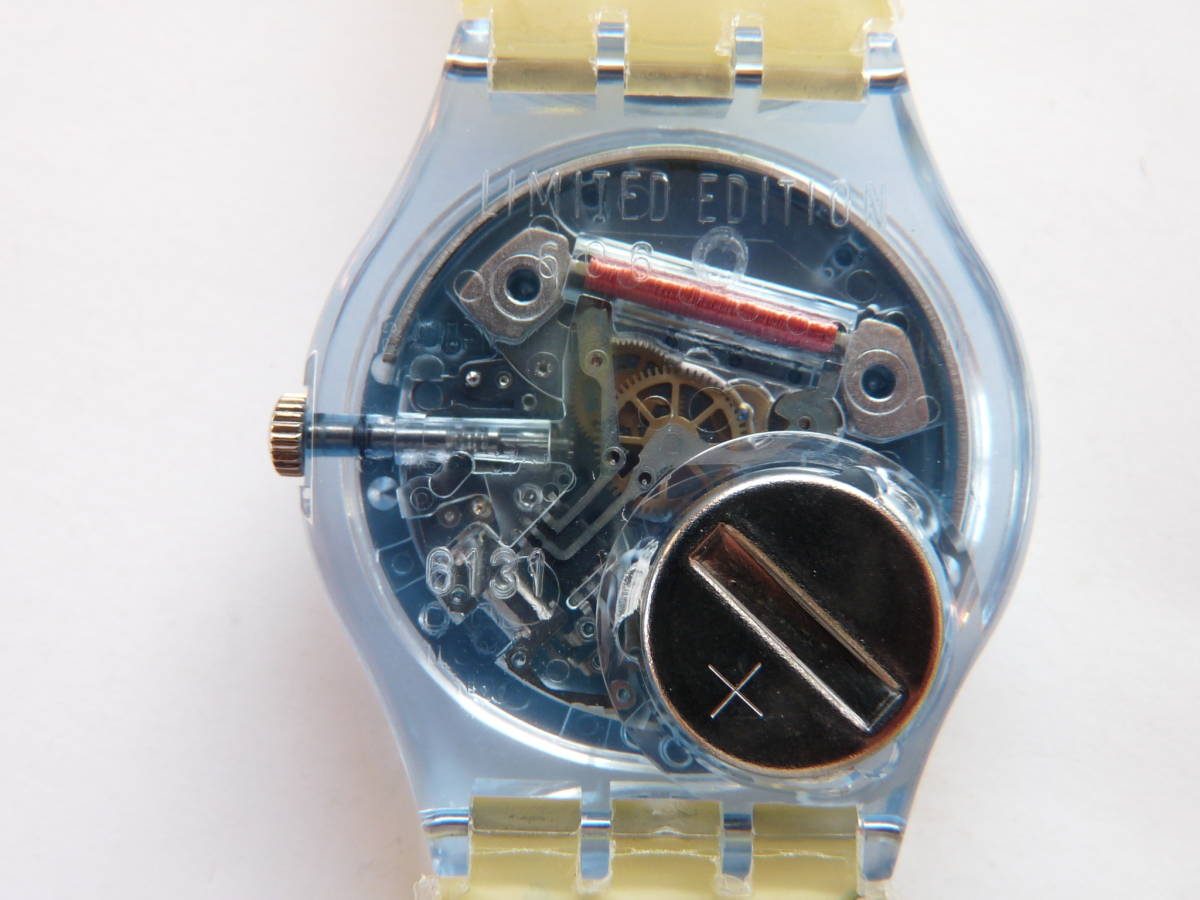 未使用電池交換済 美品 スウォッチ Swatch 1996年アーティスト ケニー・シャーフ FIZ N'ZIP 品番GN164_画像8