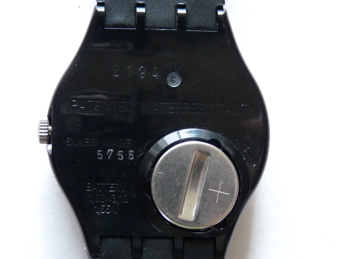 未使用電池交換済 美品 ベルト交換済 スウォッチ Swatch 1991年モデル スポットフラッシュ Spot Flash 品番:GB414の画像3