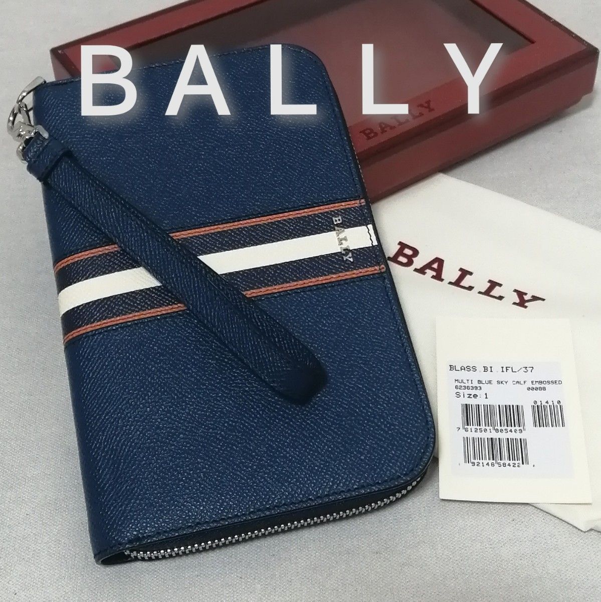 新品・男女兼用 【Bally バリー】長財布 レザー ラウンドジップ 新品・男女兼用 【Bally バリー】長財布 レザー ラウンドジップ